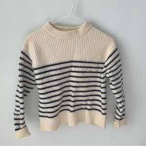 100% wool striped Wilfred sweater